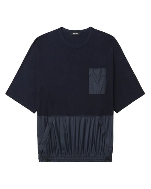 Felpa Con Taschino di Undercover in Blue da Uomo