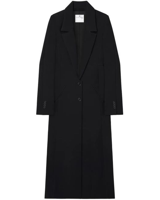 Abrigo Hyperbole Heritage con logo Courreges de color Black