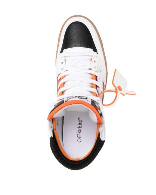 Off-White c/o Virgil Abloh Pink 3.0 Off Court Leather Sneakers for men