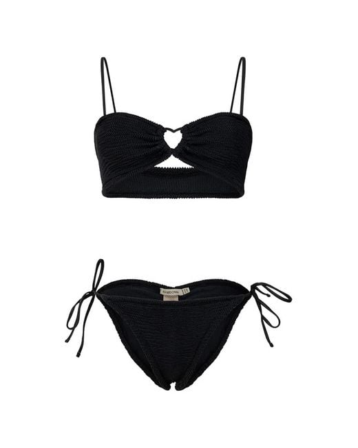 Paramidonna Black Britney Heart-Detail Bikini
