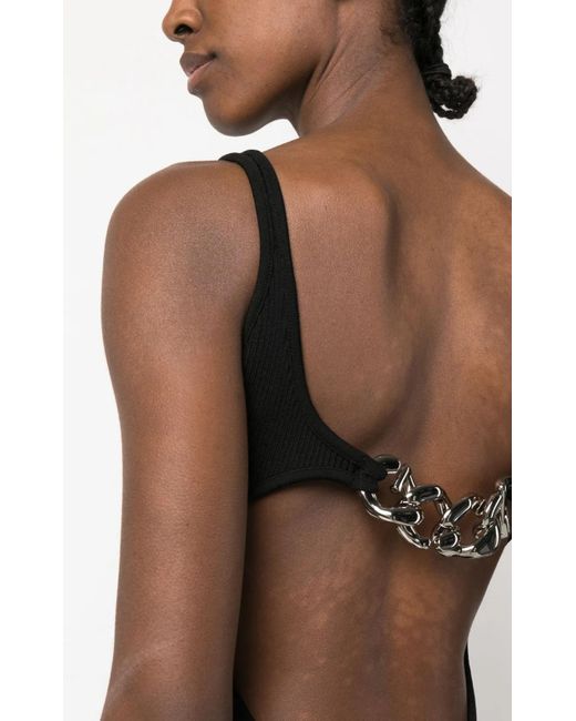 Robe En Maille À Dos Nu Gcds en coloris Black