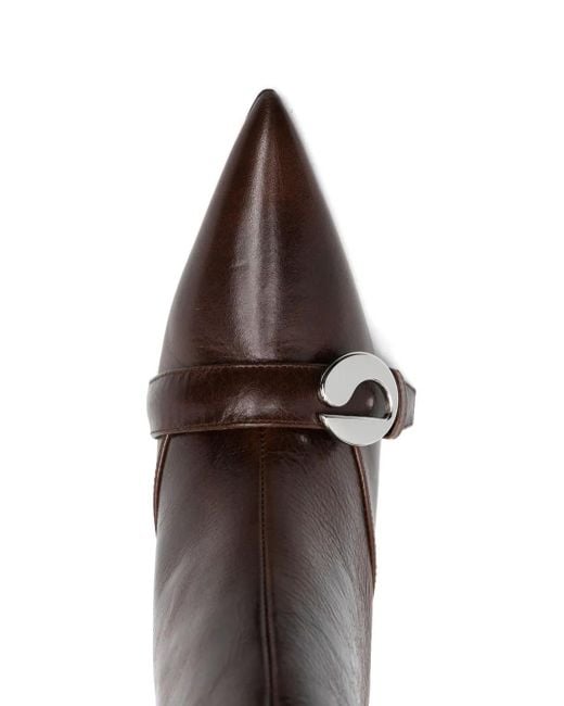 Coperni Brown 75Mm Belted Boots