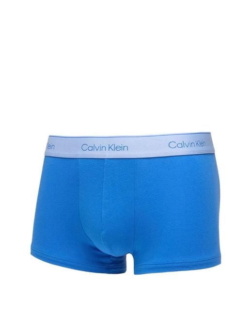Calvin Klein Blue Logo-Waistband Boxers (Set Of Five) for men