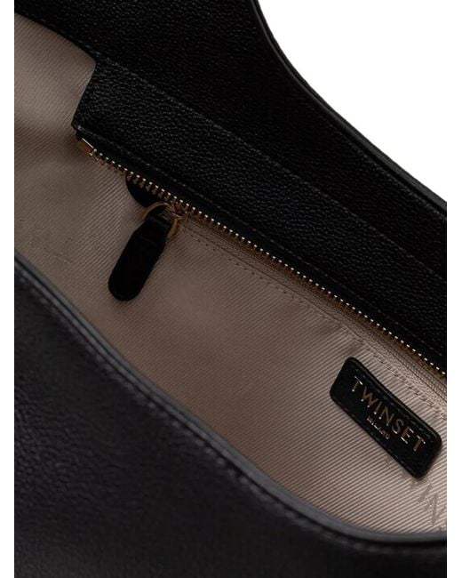 Twinset Black Chain Shoulder Bag