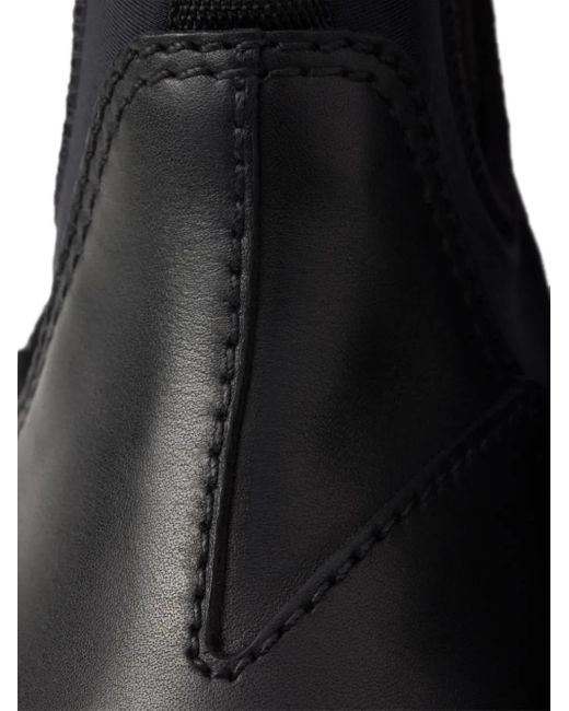 Prada Leren Chelsea Laarzen in het Black voor heren