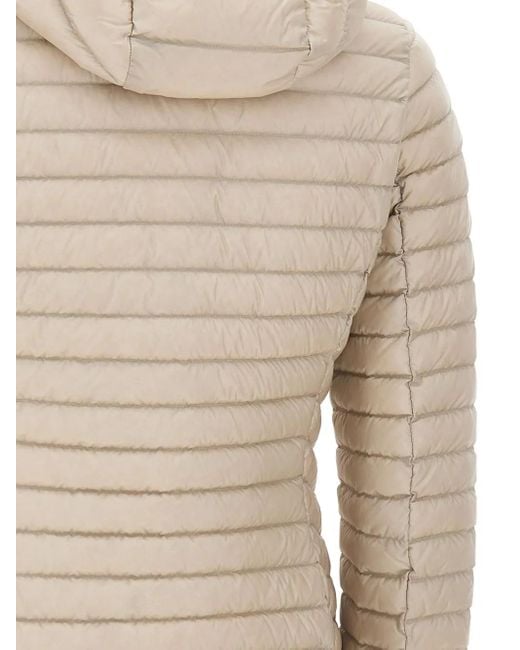 Colmar Deluxe Gewatteerd Donsjack Met Capuchon in het Natural