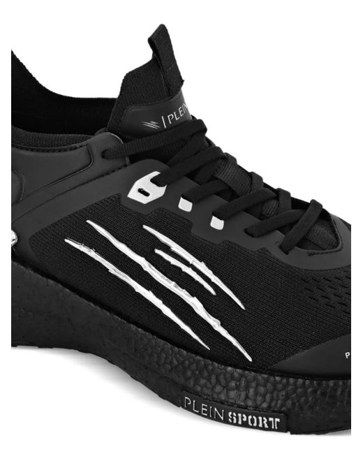 Philipp Plein Black Runner Ps Extra Light Sneakers