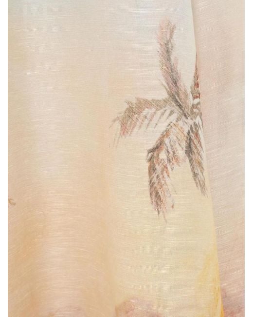 Jupe Longue Illuminate Zimmermann en coloris Natural
