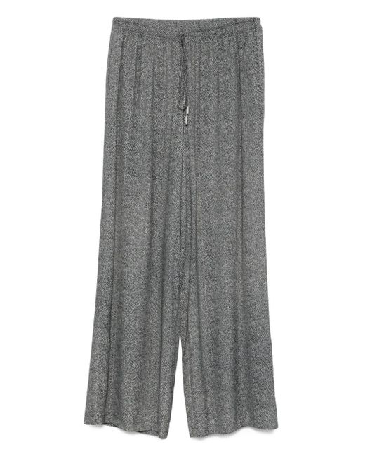 Ermanno Scervino ヘリンボーン ワイドパンツ Gray