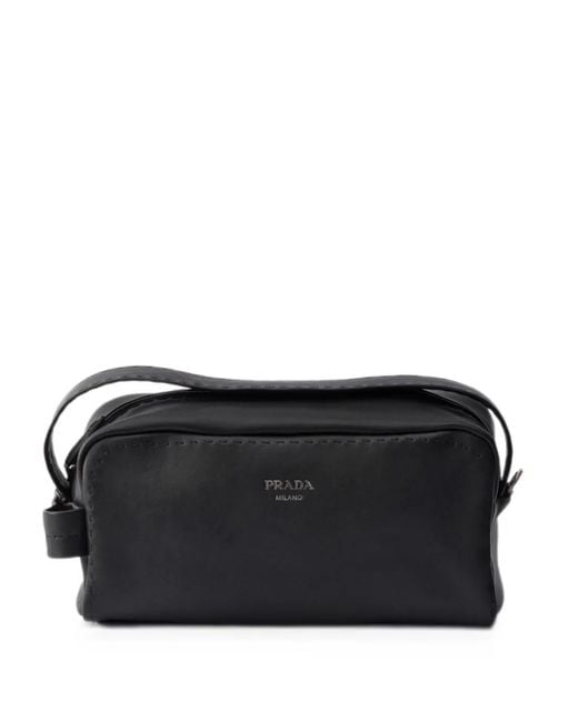 Prada Black Nappa Leather Shoulder Bag for men
