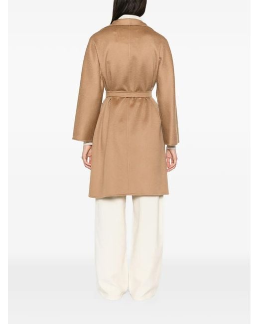 Max Mara Natural Lilia Belted Coat