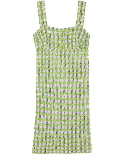 Vestido a cuadros St. John de color Green