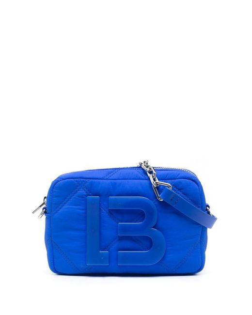 Bimba Y Lola Quilted Crossbody Bag in Blue Lyst