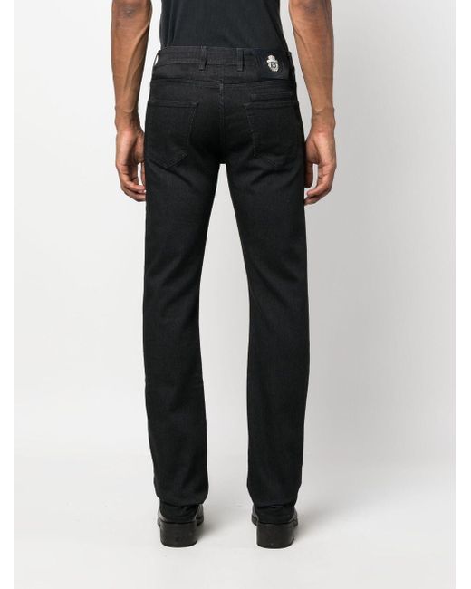 Billionaire Black Low-rise Straight-leg Jeans for men
