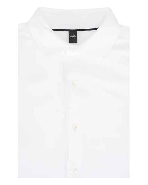 Wahts White Button Spread-Collar Shirt for men