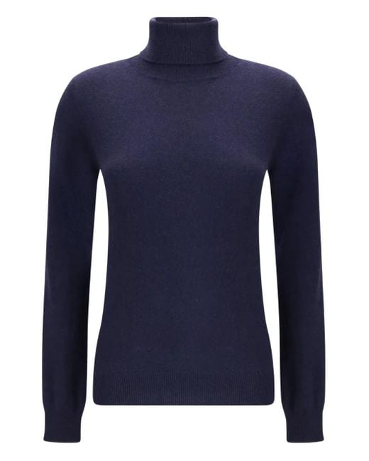 Balenciaga Blue Turtleneck Sweater