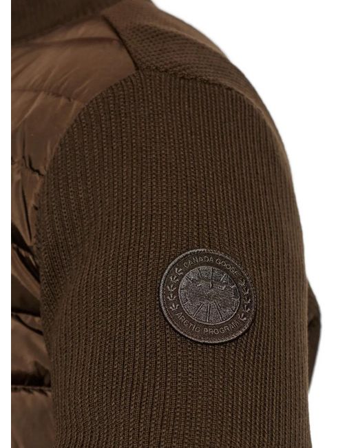 Canada Goose Brown Zip-Up Padded Jacket for men