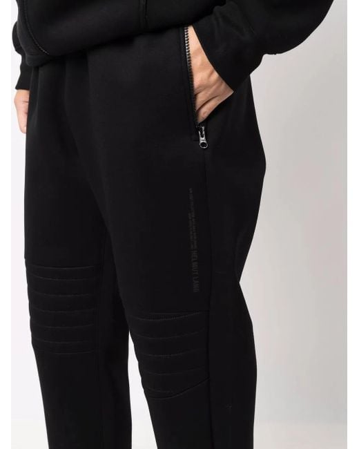 Helmut Lang Black Padded Track Pants for men