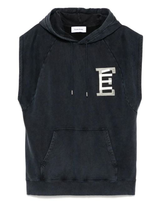 メンズ Etudes Studio ノースリーブ パーカー Black