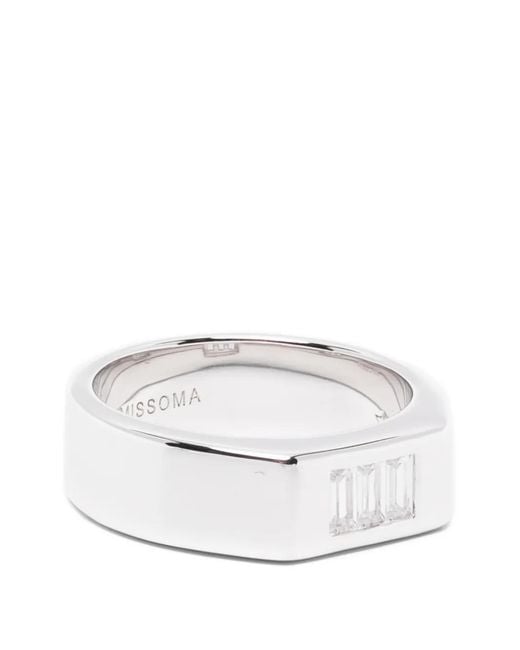 Missoma White X Lucy Williams Chunky Ring