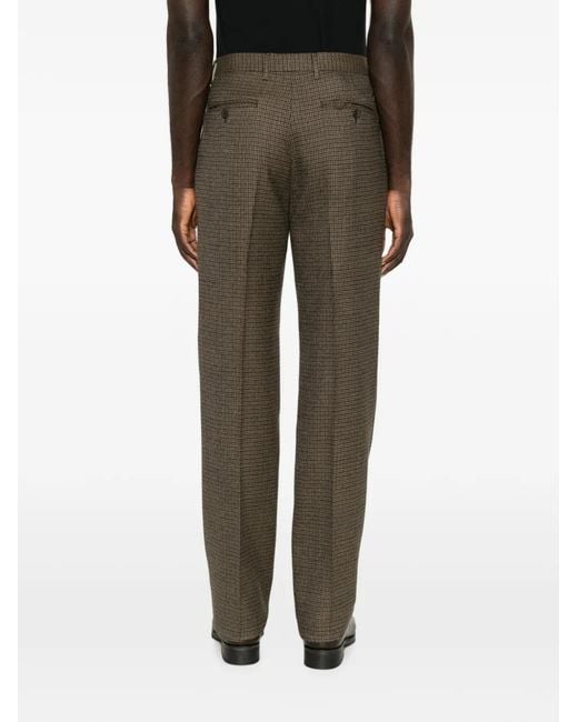 Etro Gray Pantalon De Costume À Plis Marqués for men
