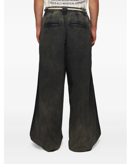 RRR123 Black Cotton Jeans for men