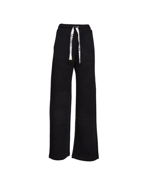 Max Mara Black Elasticated-Waistband Trousers