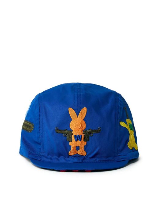 Cappello Da Baseball Con Ricamo di Walter Van Beirendonck in Blue da Uomo