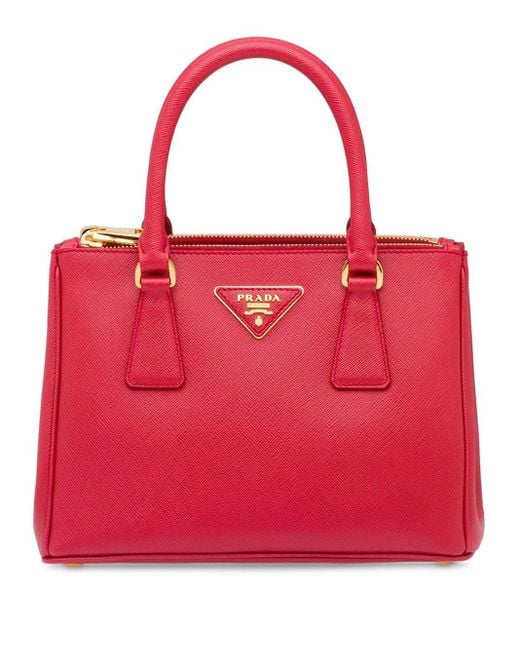 Prada Multicolor Kleine Galleria Handtasche Aus Leder