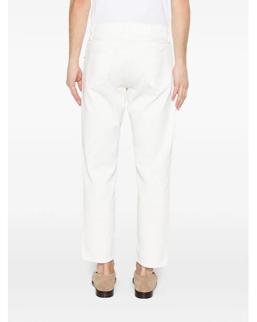 PT Torino White Jean À Poches Multiples for men