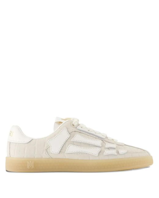 Amiri White Pacific Bones Sneakers