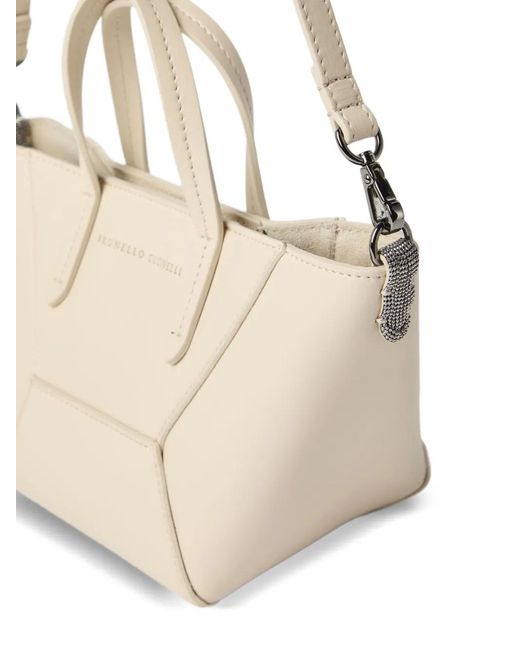 Brunello Cucinelli Natural Leather Tote Bag