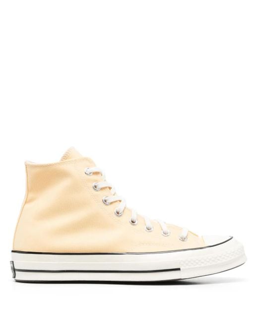 Converse Natural Ankle-Length Lace-Up Sneakers