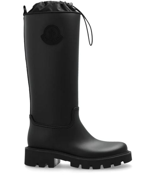 Moncler Kickstream High ラバーレインブーツ 40mm Black