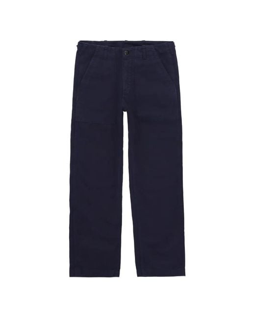 Fortela Blue Pantalon Newfatigue À Poche Plaquée for men