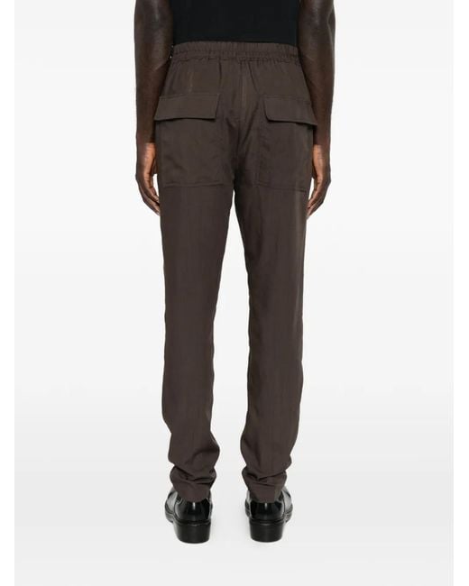 Pantalones Con Cordones Rick Owens de hombre de color Gray