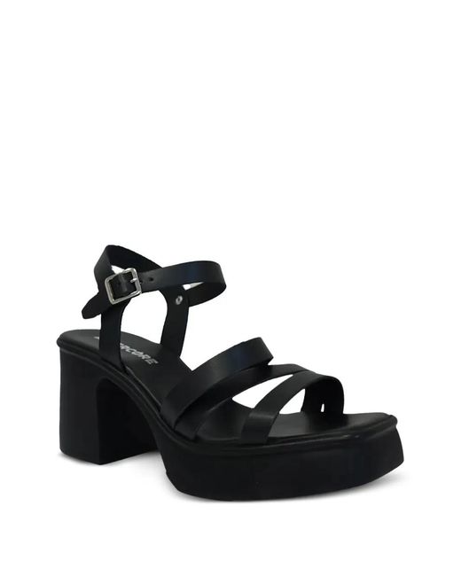 Altercore Black Sandales Plateforme À Boucles