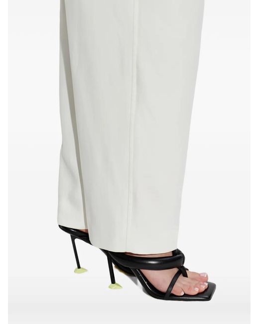 Givenchy White Boudoir Padded Ankle-Strap Sandals