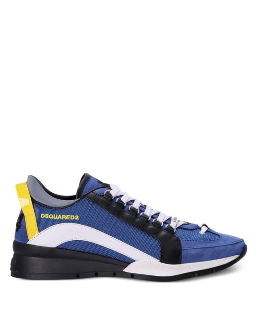 DSquared² Blue Legendary Leather Sneakers for men