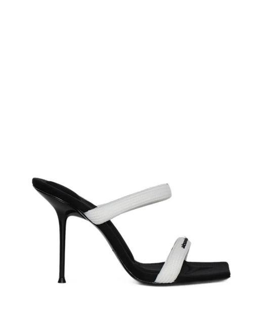 Alexander Wang White Julie Webbing Sandals