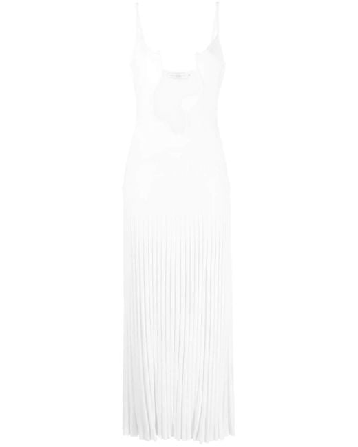 Christopher Esber Maxi-jurk Met Watervalhals in het White