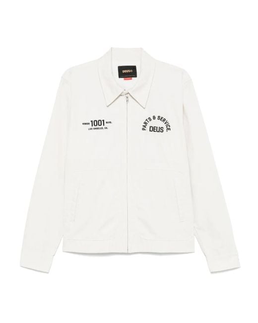Veste À Logo Brodé Deus Ex Machina pour homme en coloris White