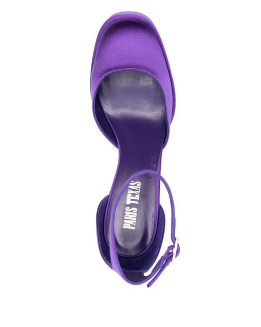 Paris Texas Purple Heeled Shoes