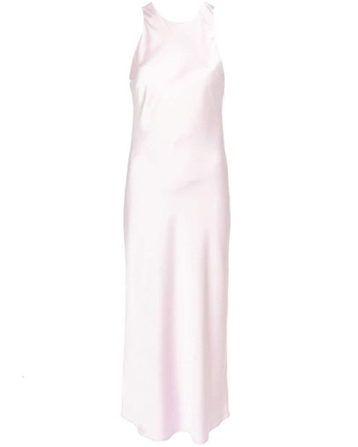 Claudie Pierlot White Kleid aus Satin