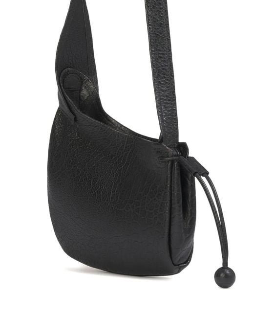 Marni Black Leather Crossbody Bag