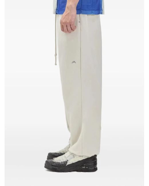 A_COLD_WALL* White Drawstring Track Pants for men