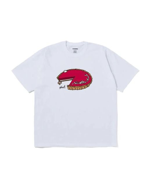 メンズ Neighborhood パイプリント Tシャツ White