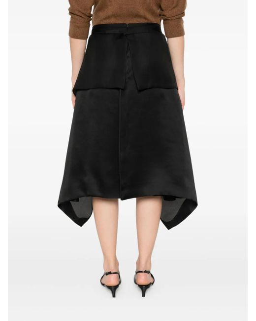 Khaite Black Nina Skirt