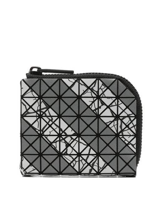 Issey Miyake Black Autobahn Geometric-Panelled Wallet for men