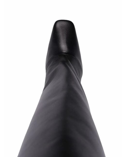 Coperni Black Bridge Square Toe Boots